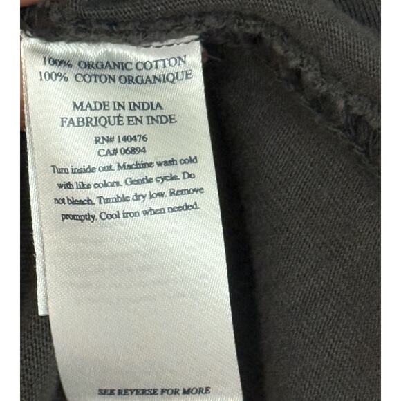 Faherty Short Sleeve Knit Seasons Shirt Men XL Washed Black Pockets Casual READ - Picture 7 of 12